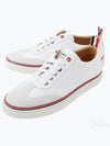 RWB Cupsole Rubber Calfskin Trainer Sneakers White - THOM BROWNE - BALAAN 2