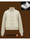 Down Padding Essential Cashmere Down Blouson Jacket GD40406 - MAHES - BALAAN 1