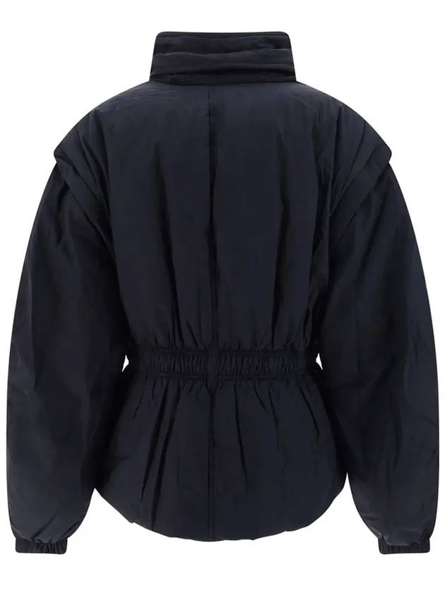 Dastyni Short Removable Sleeve Coat Black - ISABEL MARANT - BALAAN 4