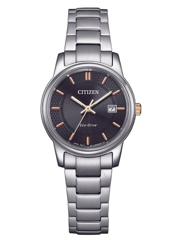 Citizen Black Dial Stainless Steel Band Ladies Watch EW2317-76E - CITIZEN - BALAAN 1