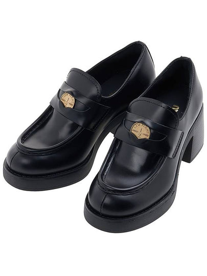 Penny Leather Loafers Black - MIU MIU - BALAAN 2