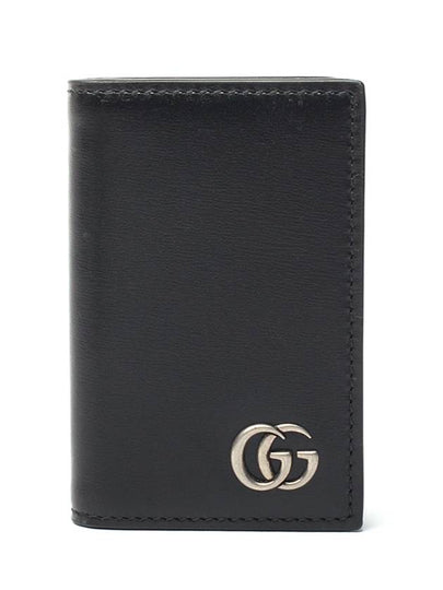 GG Marmont Card Wallet Black - GUCCI - BALAAN 2