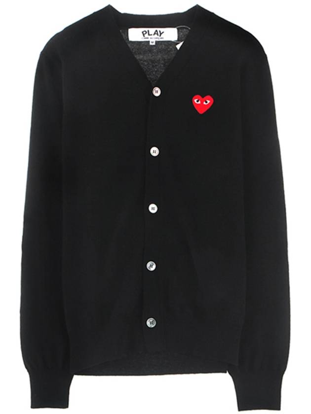 AZ-N008-051-1 Red Waffen Black Men’s Cardigan THONS - COMME DES GARCONS - BALAAN 1