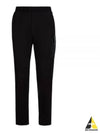 Metropolis Series Stretch Fleece Mixed Track Pants Black - CP COMPANY - BALAAN 2