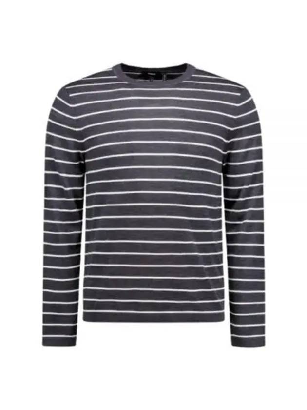 FULL STRIPE CREW SWEATER O0781703 1ZT - THEORY - BALAAN 1