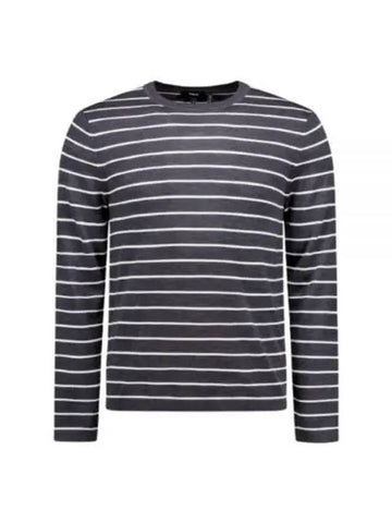 FULL STRIPE CREW SWEATER O0781703 1ZT - THEORY - BALAAN 1