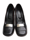 Black chunky heel shoes 37 half C - GUCCI - BALAAN 2