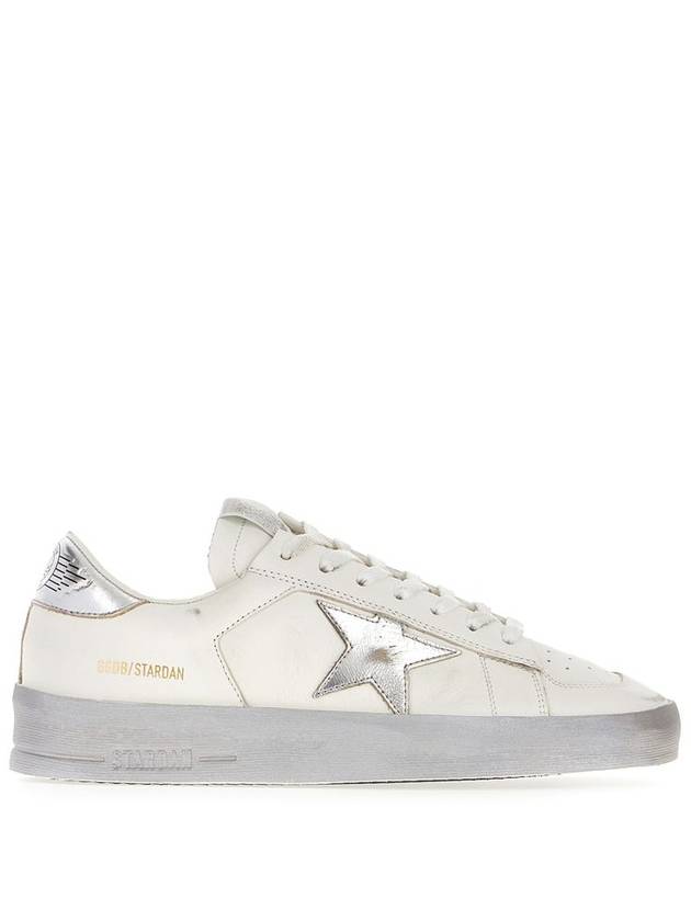 Stardan Silver Tab Low Top Sneakers White - GOLDEN GOOSE - BALAAN 5