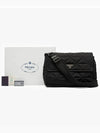 Topstitched Re Nylon Shoulder Bag Black - PRADA - BALAAN 4