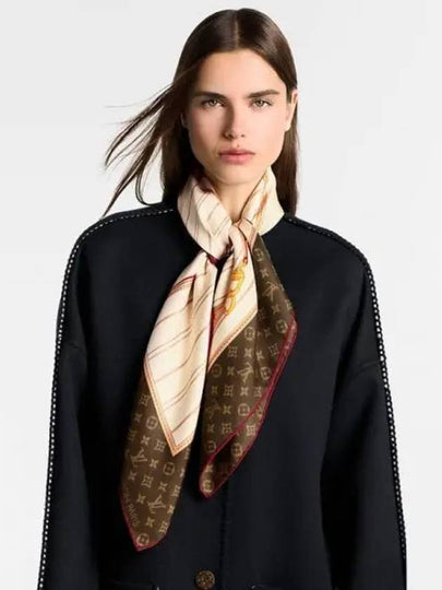 My Neverfull Square 90 Scarf Beige - LOUIS VUITTON - BALAAN 2