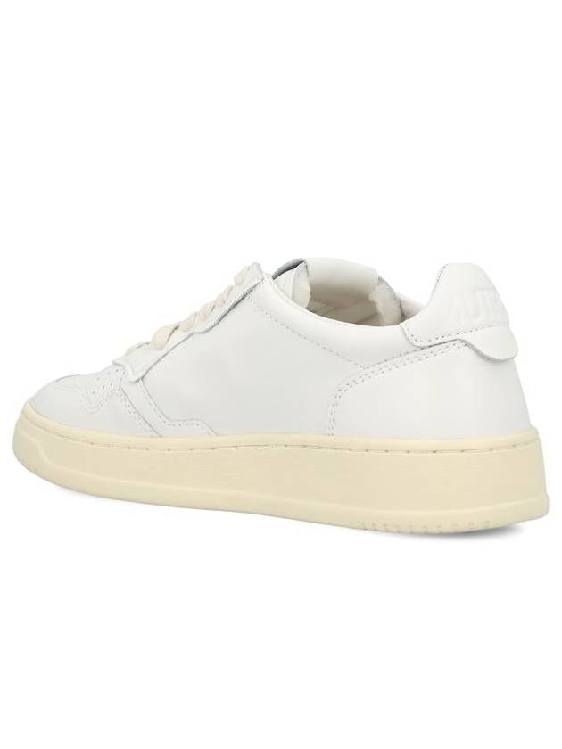 Medalist Leather Low Top Sneakers White - AUTRY - BALAAN 4