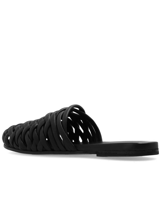 Marsell ‘Steccoblocco’ Woven Slides, Women's, Black - MARSELL - BALAAN 5