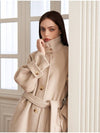 Tessa Cashmere Raglan Long Coat Oatmeal - VALLUAT - BALAAN 1