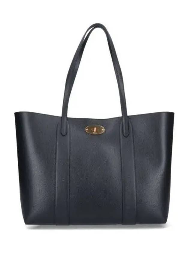 Bayswater Classic Grain Small Tote Bag Black - MULBERRY - BALAAN 2