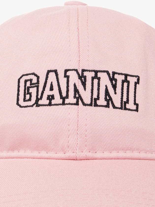 Ganni Baseball Cap, Women's, Pink - GANNI - BALAAN 4