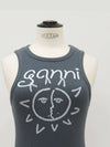 printed sleeveless - GANNI - BALAAN 3