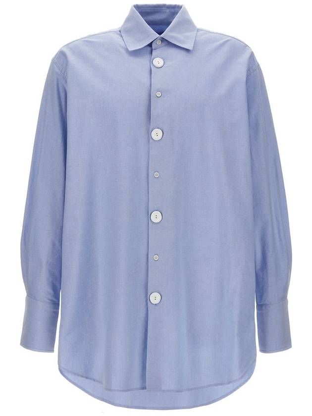 Oversized Long Sleeve Shirt Light Blue - JW ANDERSON - BALAAN 2