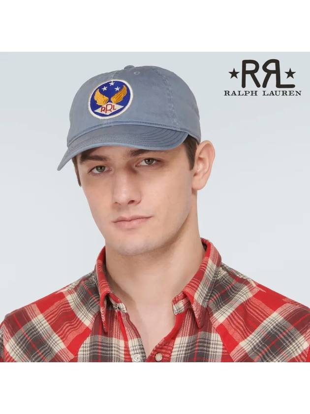 Polo Ralph Lauren Baseball Hat Ball Cap Blue - RRL - BALAAN 5