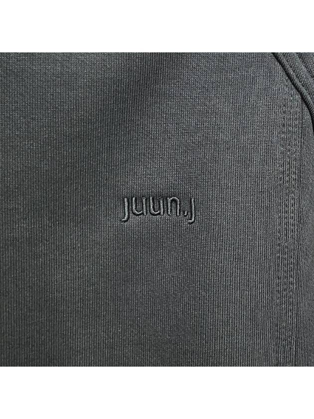 Embroidered Logo Crew Neck Sweatshirt Black - JUUN.J - BALAAN 6