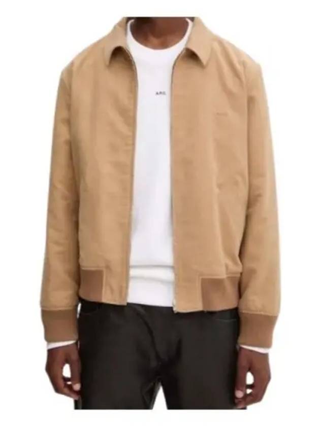 Gilles Zip-Up Jacket Beige - A.P.C. - BALAAN 2