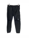 Men's Lens Wappen Chrome R Straight Pants Black - CP COMPANY - BALAAN 2