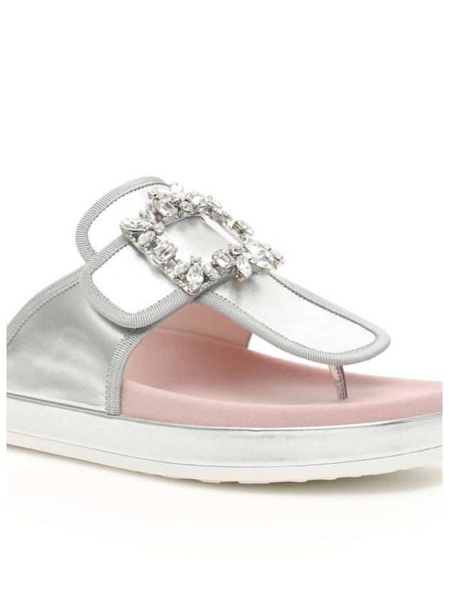 Strass buckle zori thong sandals RVW53124460 - ROGER VIVIER - BALAAN 9