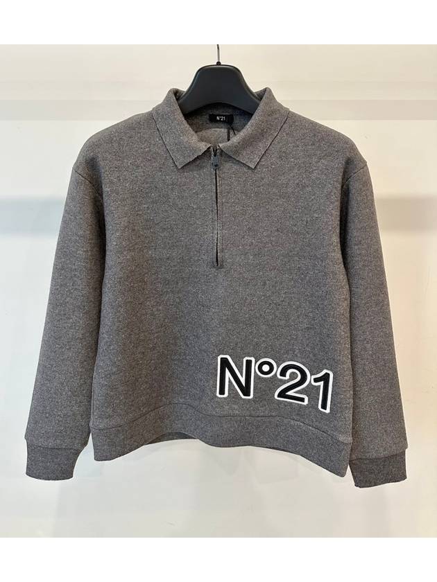 Kids Zipper Knit Sweater 967 N0361 Gray 14 16Y - Nº 21 - BALAAN 1