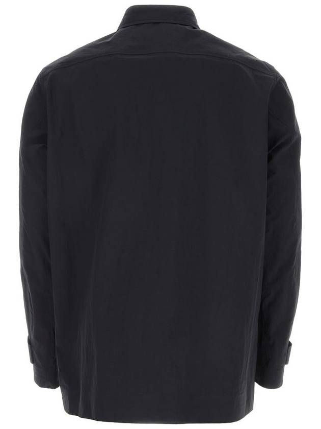 Nylon Long Sleeve Shirt Blue - FENDI - BALAAN 3