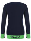 Logo slit knit t-shirt MK3SP032NVY - P_LABEL - BALAAN 3