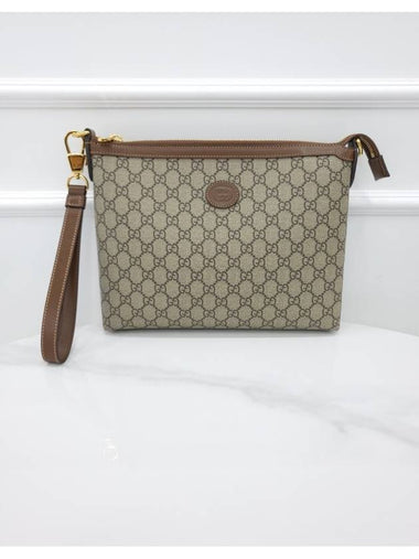 Beige Supreme Interlocking GG Messenger Bag 726833 - GUCCI - BALAAN 1