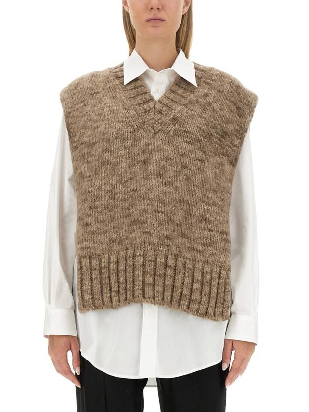 Botanical Dye Knit Vest Anthracite - MAISON MARGIELA - BALAAN 2