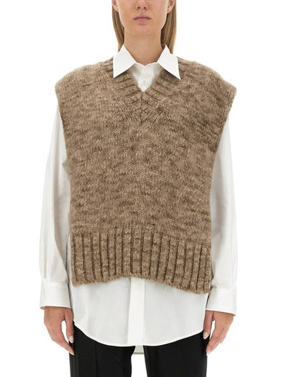 Botanical Dye Knit Vest Anthracite - MAISON MARGIELA - BALAAN 2