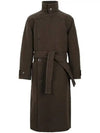 Wrapped Belted Single Coat Brown - LEMAIRE - BALAAN 2