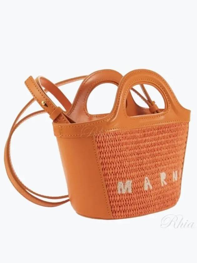 Rattan Micro Tropicalia Cross Bag Orange - MARNI - BALAAN 2