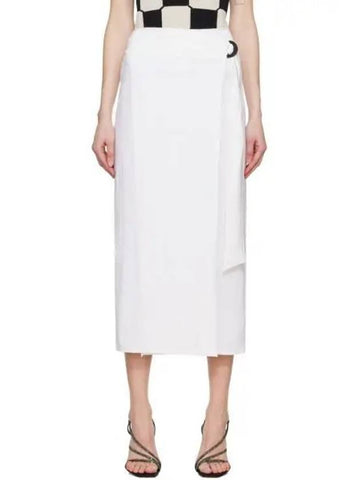 White Beato Midi Skirt 241118F092003 271496 1147716 - MAX MARA - BALAAN 1