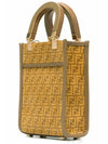 Logo Pattern Sunshine Small Tote Bag Yellow - FENDI - BALAAN 4