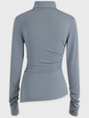 wave line turtleneck tee - MICANE - BALAAN 6