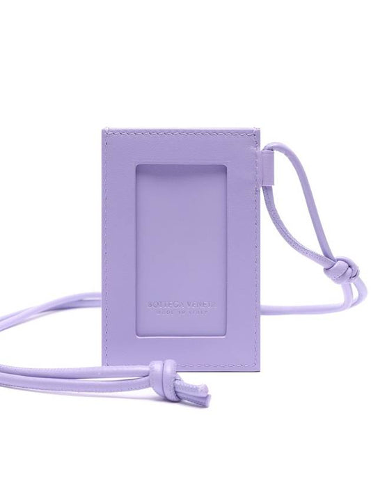 Intrecciato Strap Card Wallet Purple - BOTTEGA VENETA - BALAAN 2