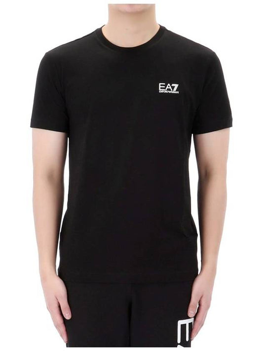 Armani EA7 Emporio Logo Identity Short Sleeve T Shirt 8NPT51 1200 - EMPORIO ARMANI - BALAAN 1
