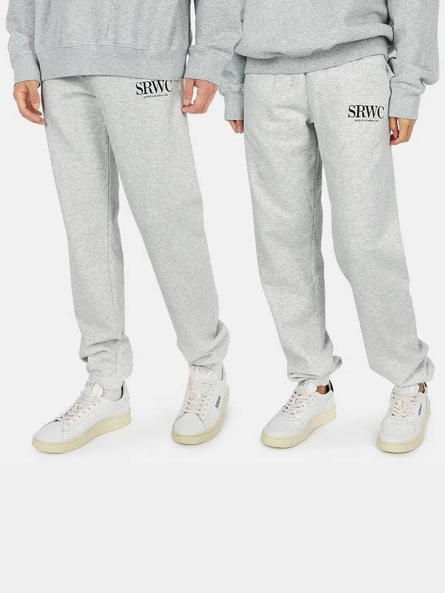 Upper East Side Jogger Pants Gray UPPER EAST SIDE SWEATPANT - SPORTY & RICH - BALAAN 2