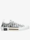 B23 Low Top Sneakers  Oblique White & Black - DIOR - BALAAN 3