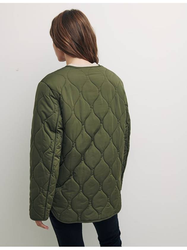 Claire Blouson Down Jacket Green - A.P.C. - BALAAN 3