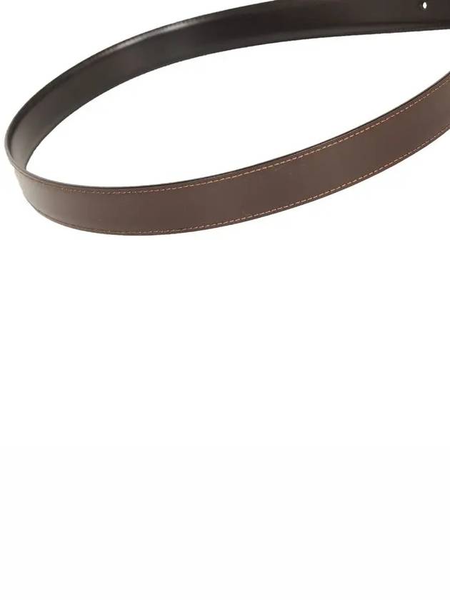 Reversible Leather Belt Black Brown - MONTBLANC - BALAAN 5