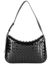 Intrecciato Flap Shoulder Bag Black - BOTTEGA VENETA - BALAAN 2