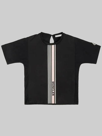 Black Kids Short Sleeve 8C00009 83907 999 - MONCLER - BALAAN 1