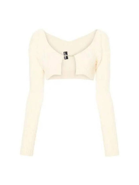 La Maille Ribbed Cardigan 213KN1082190 - JACQUEMUS - BALAAN 2