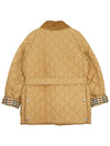 Diamond Quilted Nylon Jacket Beige - BURBERRY - BALAAN 3