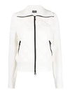 Cheparu Diamond Quilted Goose Down Cardigan White - DUVETICA - BALAAN 2