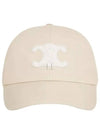 24SS CLEINE TRIOMPHE Ball Cap Vanilla Women 2AUT6969P 01VA - CELINE - BALAAN 2