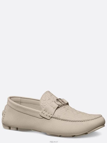 Dior Odeon Loafer Beige Grain Calfskin - DIOR - BALAAN 1